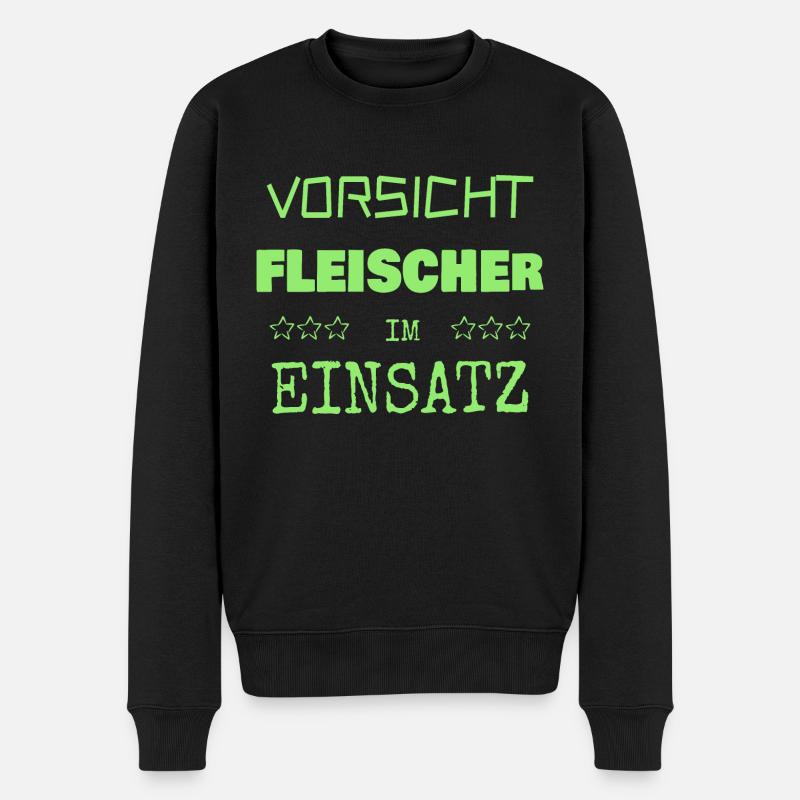 Boucher Vocation - Pull Premium bio Homme - noir