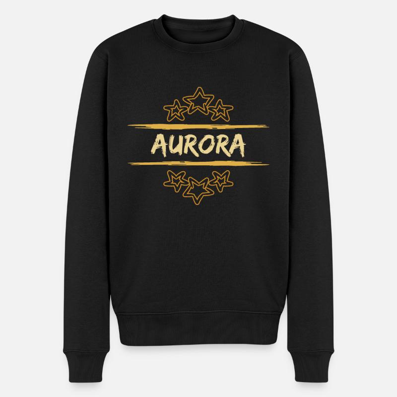 Aurore Aurore - Pull Premium bio Homme - noir