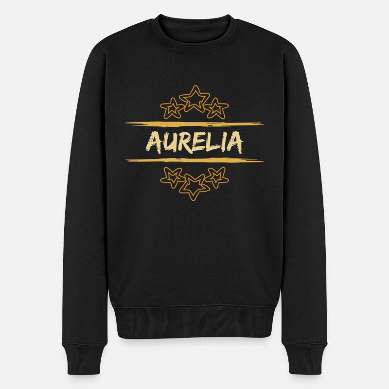 Aurelia Aurelia - Männer Premium Bio Pullover - Schwarz