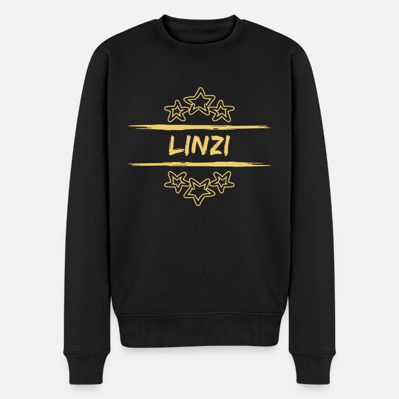 Cadeau pour Linzi - Pull Premium bio Homme - noir
