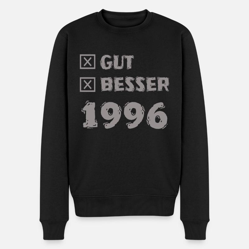 Besser 1996 - Pull Premium bio Homme - noir