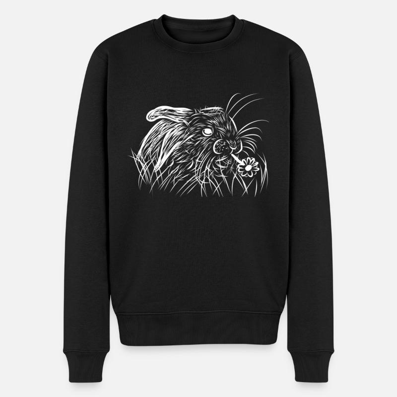 Lapin - Pull Premium bio Homme - noir