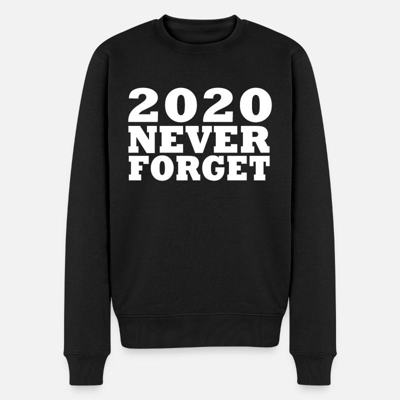2020 - Männer Premium Bio Pullover - Schwarz