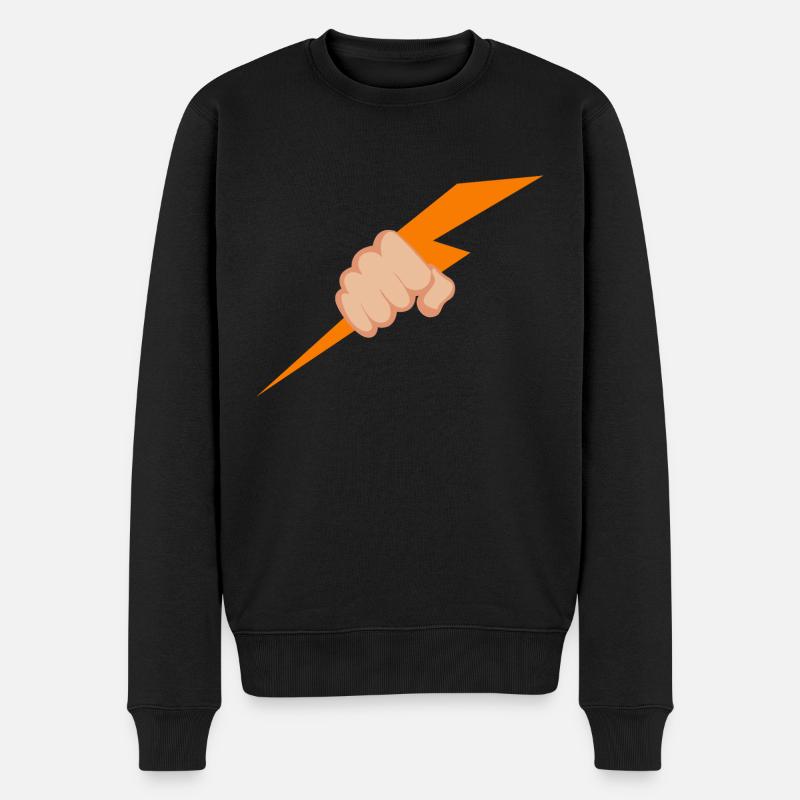 Foudre de main - Pull Premium bio Homme - noir