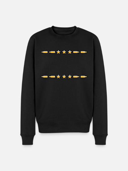 Text Frame Beer Bottles - Men's Premium Organic Jumper - black
