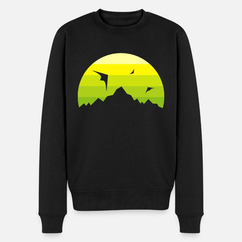 Lenkdrachen - Männer Premium Bio Pullover - Schwarz