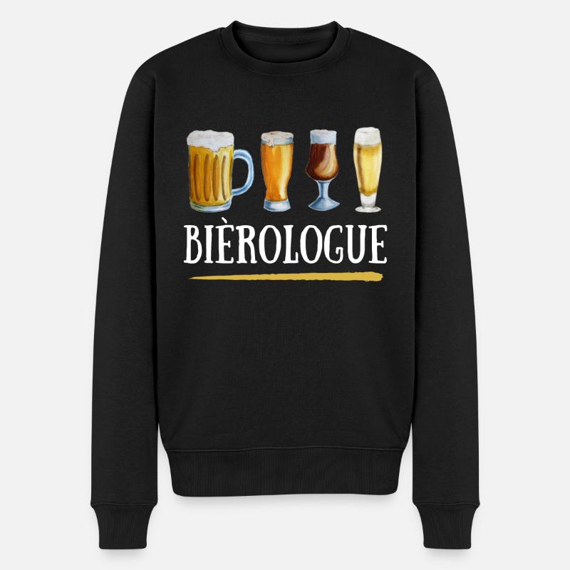 Bièrologue - Pull Premium bio Homme - noir