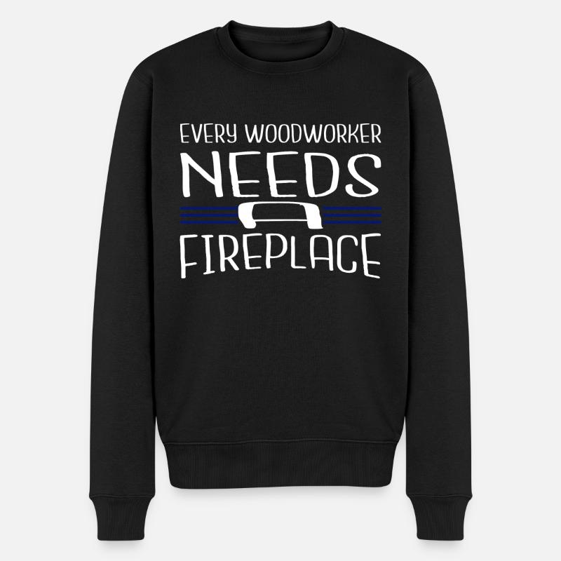 bûcheron bûcheron - Pull Premium bio Homme - noir