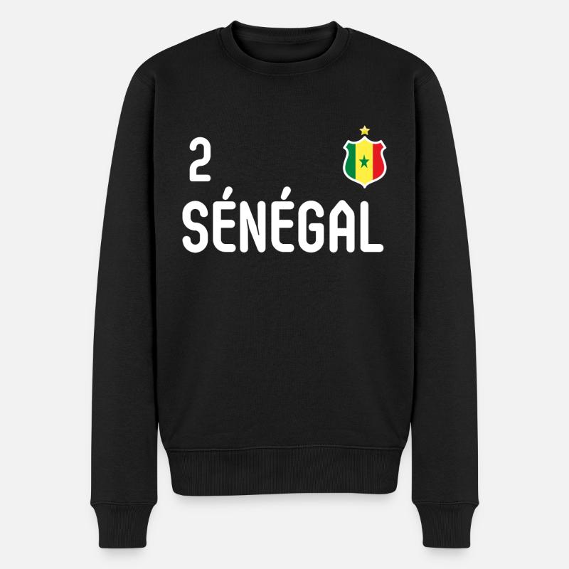 équipe Sénégal - Pull Premium bio Homme - noir