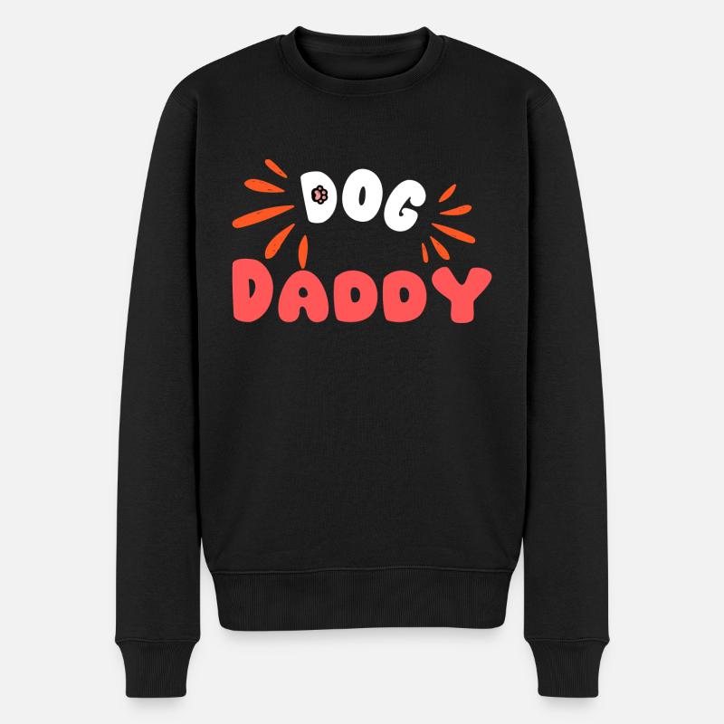 Daddy Dog - Pull Premium bio Homme - noir