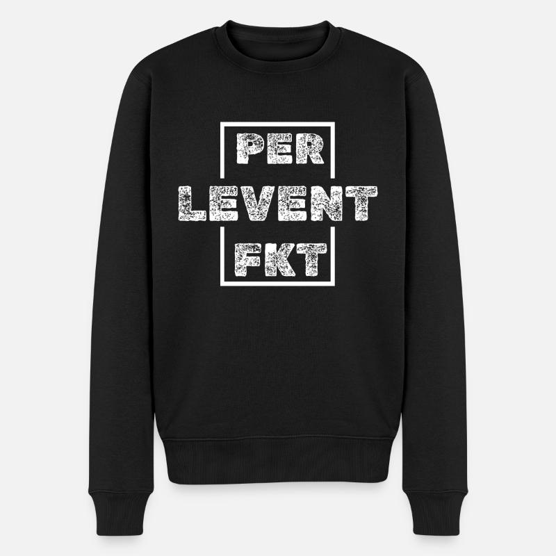 Einzigartig Levent - Männer Premium Bio Pullover - Schwarz