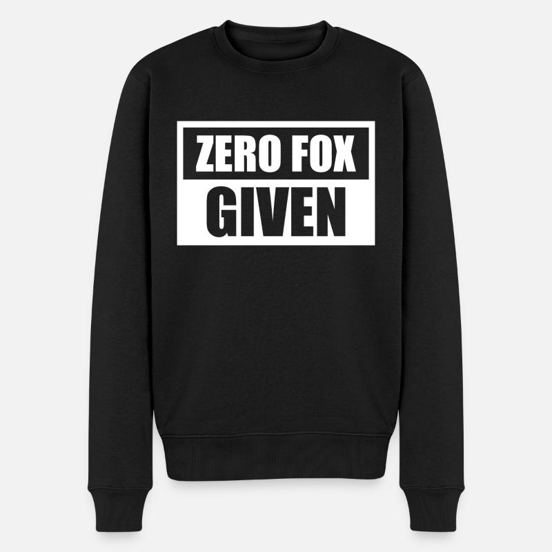 Zéro renard donné - Pull Premium bio Homme - noir