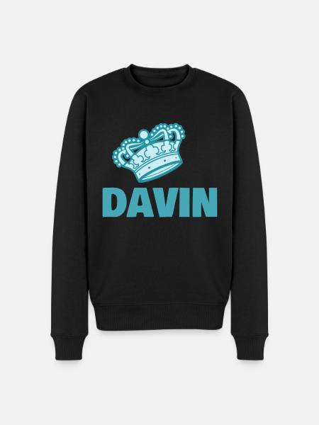 Davin - Pull Premium bio Homme - noir