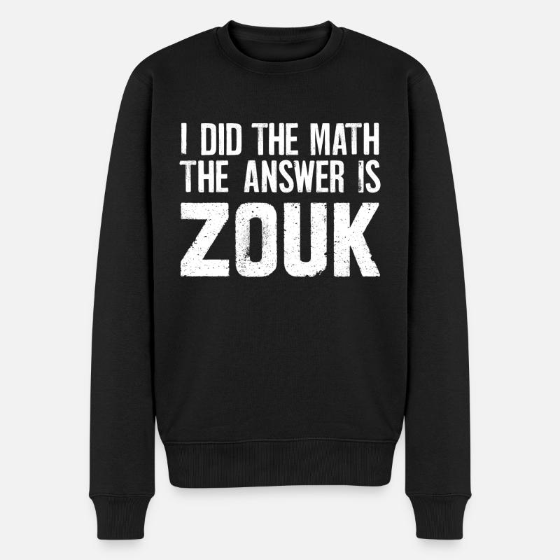 Zouk-Tanz-Geschenk - Männer Premium Bio Pullover - Schwarz