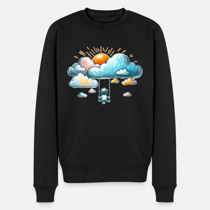 Dreamland - Pull Premium bio Homme - noir