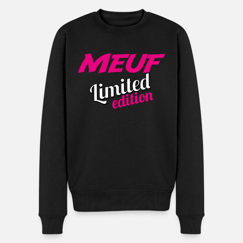 MEUF LIMITED EDITION - Pull Premium bio Homme - noir