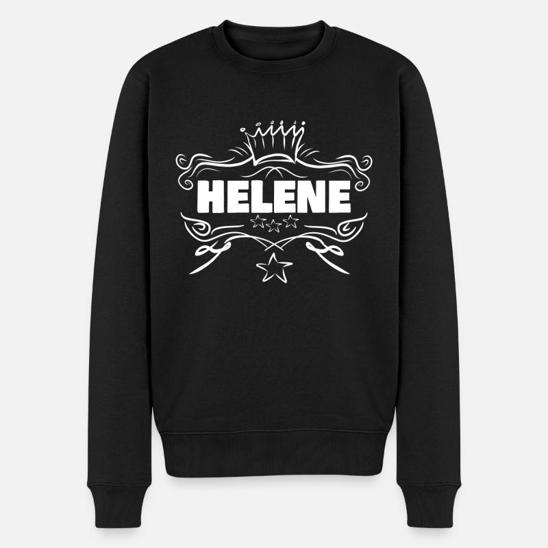 Cadeau pour Hélène - Pull Premium bio Homme - noir