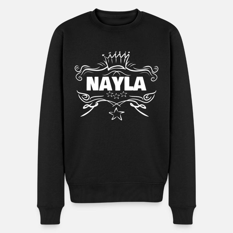 Cadeau pour Nayla - Pull Premium bio Homme - noir