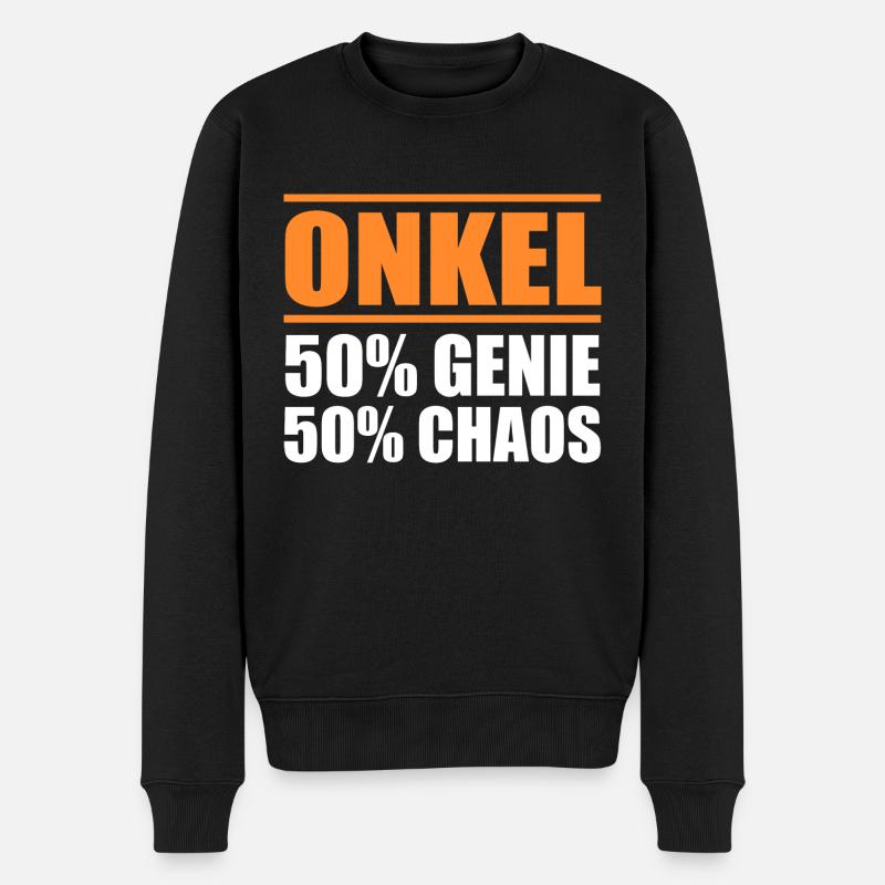 Oncle - Pull Premium bio Homme - noir