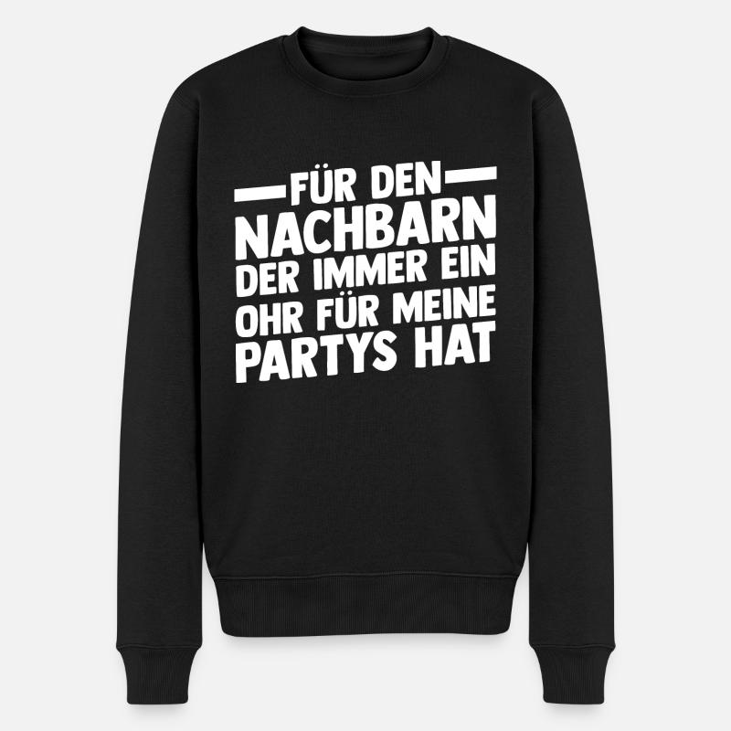 Quartier Meilleur voisin - Pull Premium bio Homme - noir