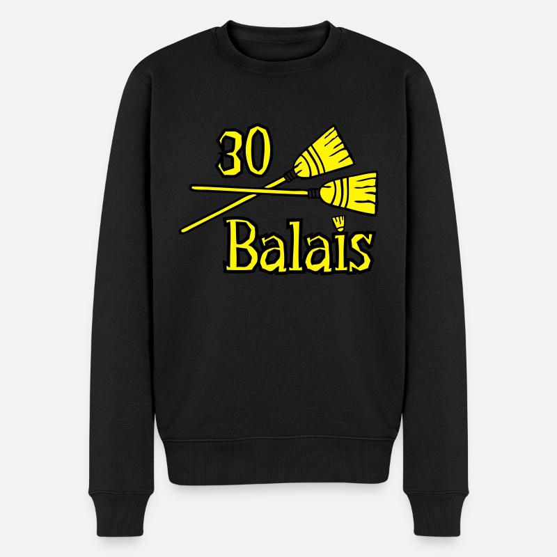 30 balais ans anniversaire - Pull Premium bio Homme - noir
