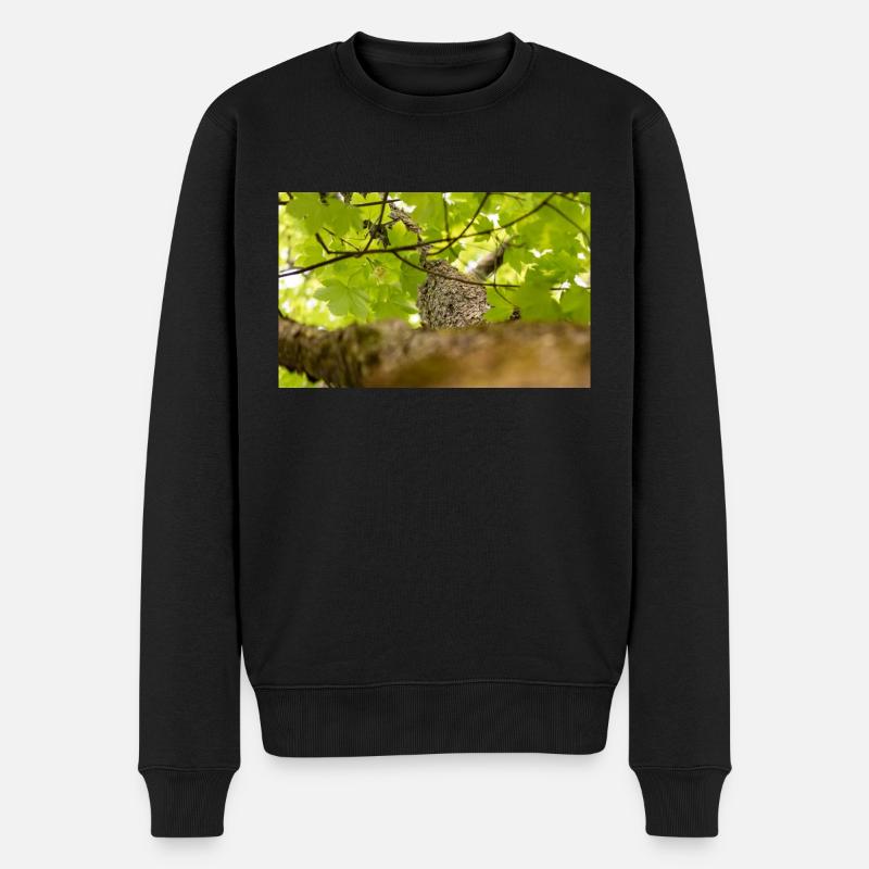 arbre - Pull Premium bio Homme - noir