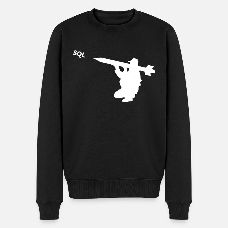 Launches SQL query - Men's Premium Organic Jumper - black