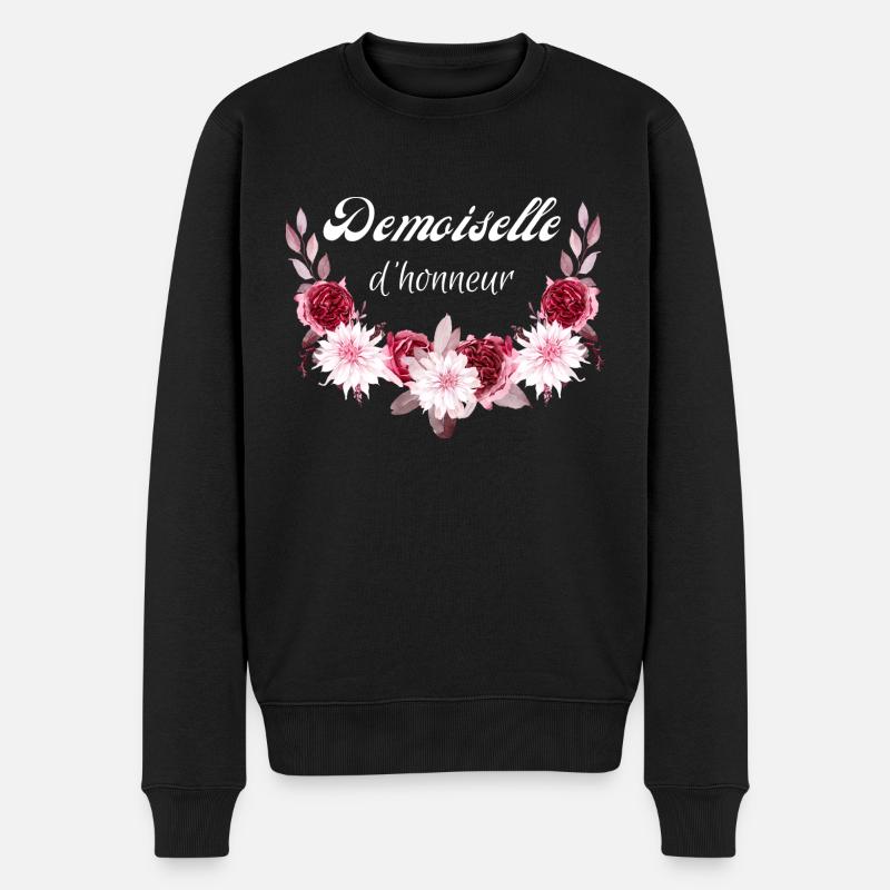 demoiselle d'honneur - Pull Premium bio Homme - noir