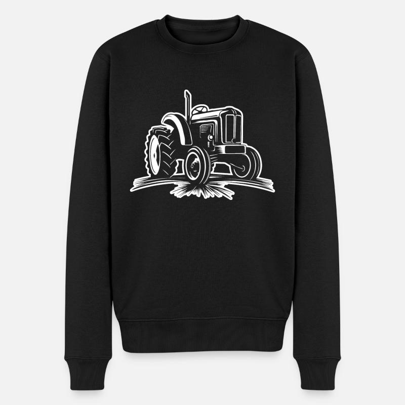 Tracteur - Pull Premium bio Homme - noir