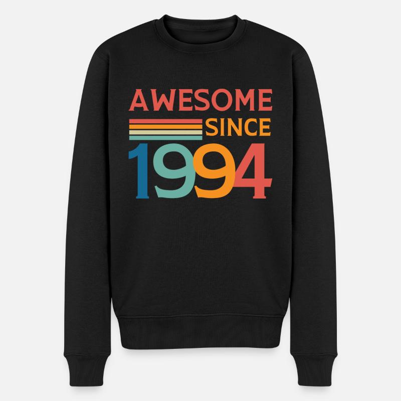 Großartig seit 1994 - Männer Premium Bio Pullover - Schwarz
