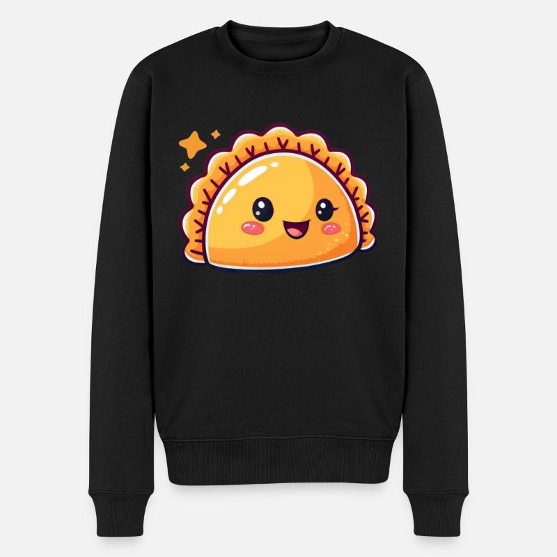 Bande dessinée Empanada mignonne - Pull Premium bio Homme - noir