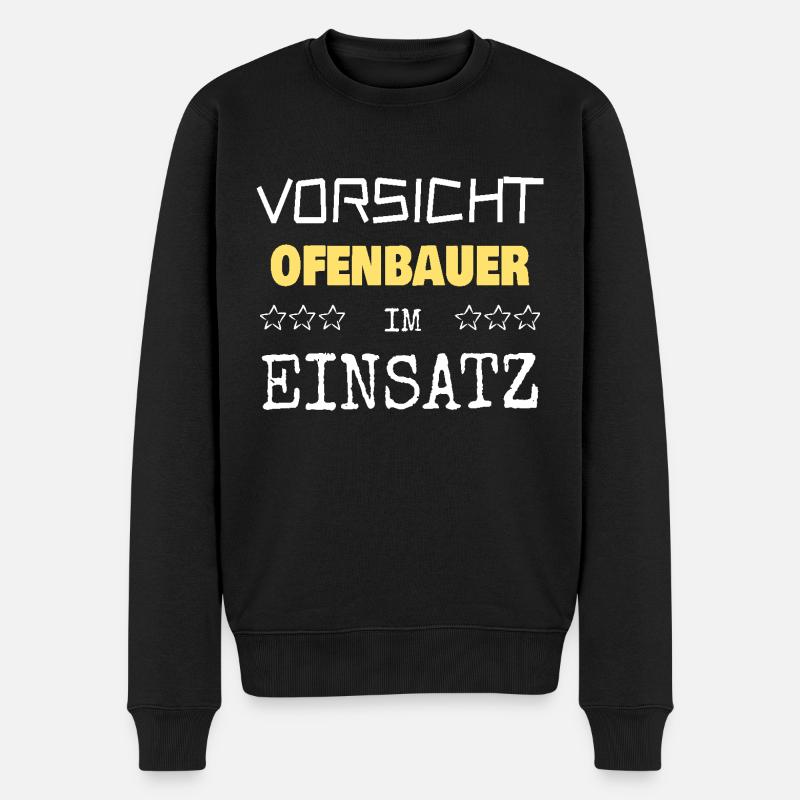 Ofenbauer als Berufung - Männer Premium Bio Pullover - Schwarz