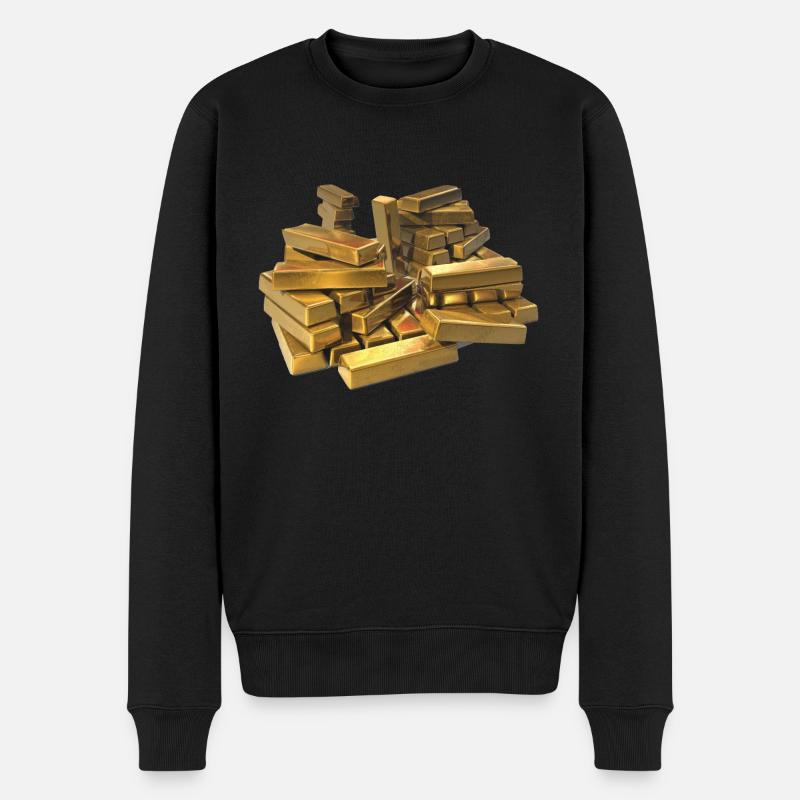 lingots - Pull Premium bio Homme - noir