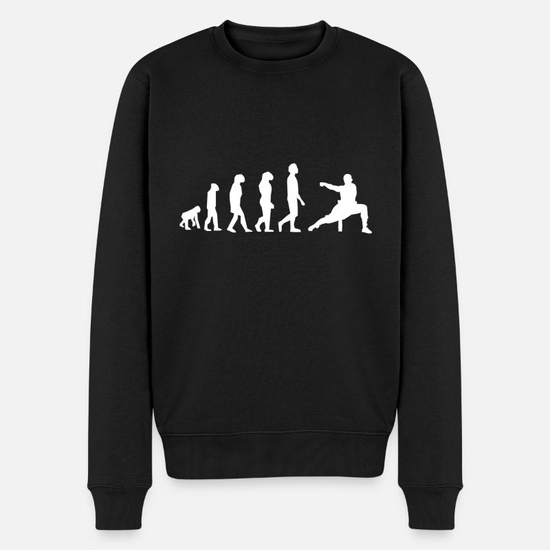 Kung-fu évolution - Pull Premium bio Homme - noir