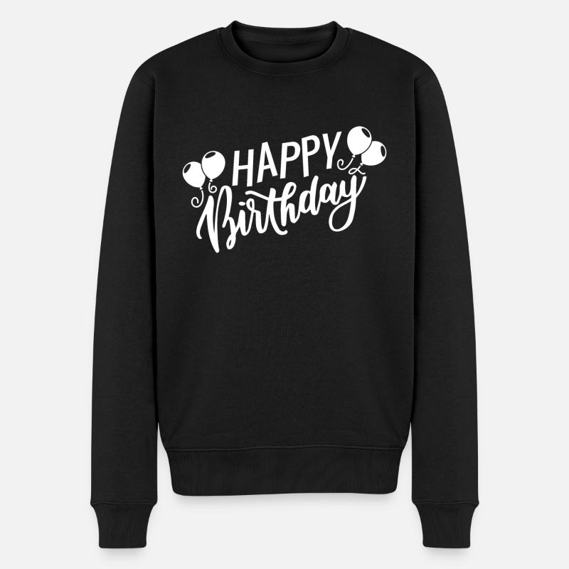 Joyeux anniversaire - Pull Premium bio Homme - noir