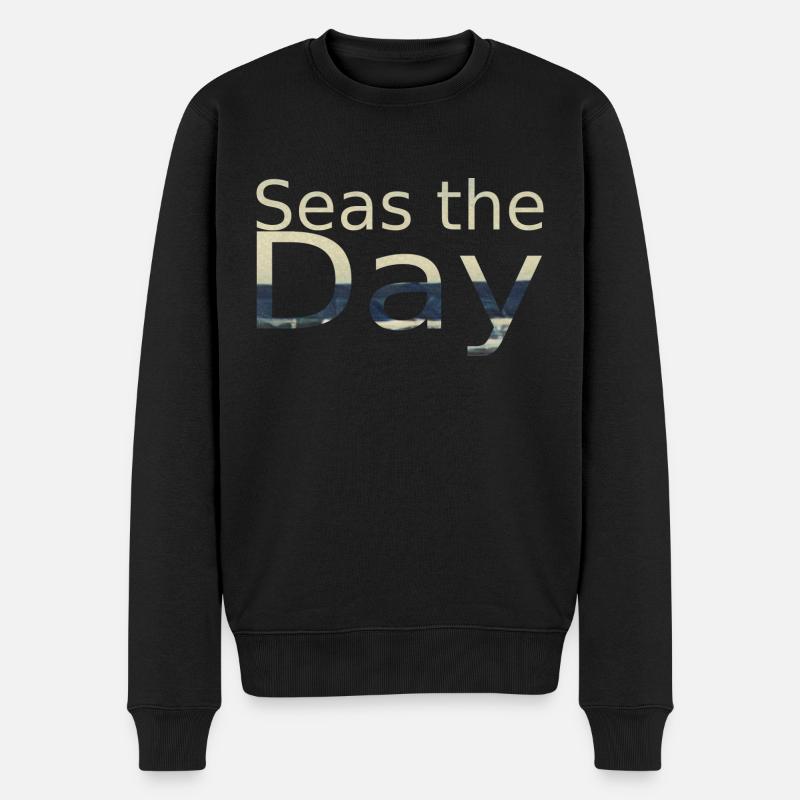 Mers le jour - Pull Premium bio Homme - noir