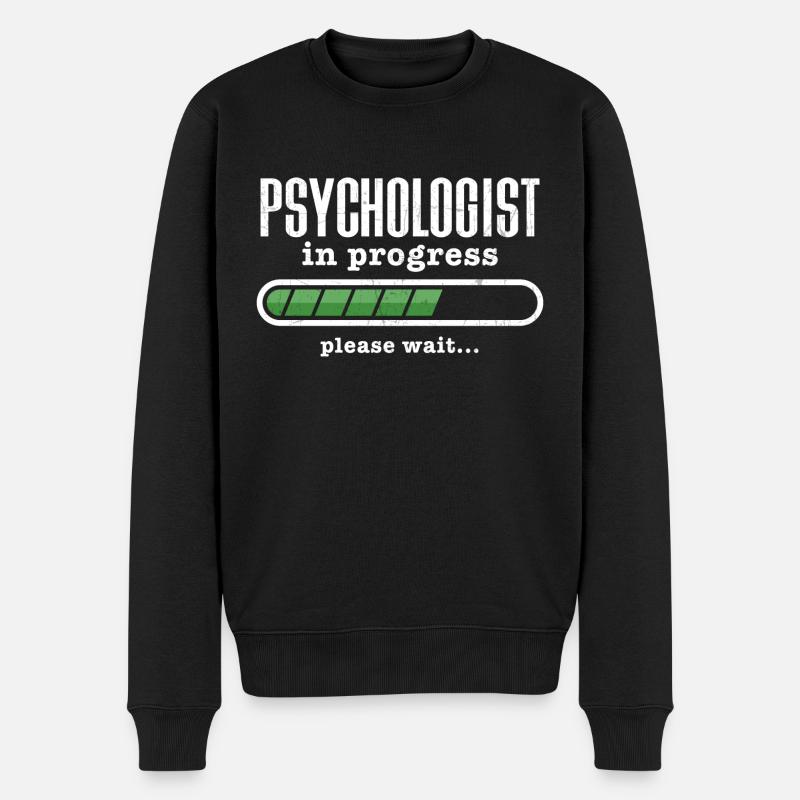 Psychologists In Progress - Männer Premium Bio Pullover - Schwarz