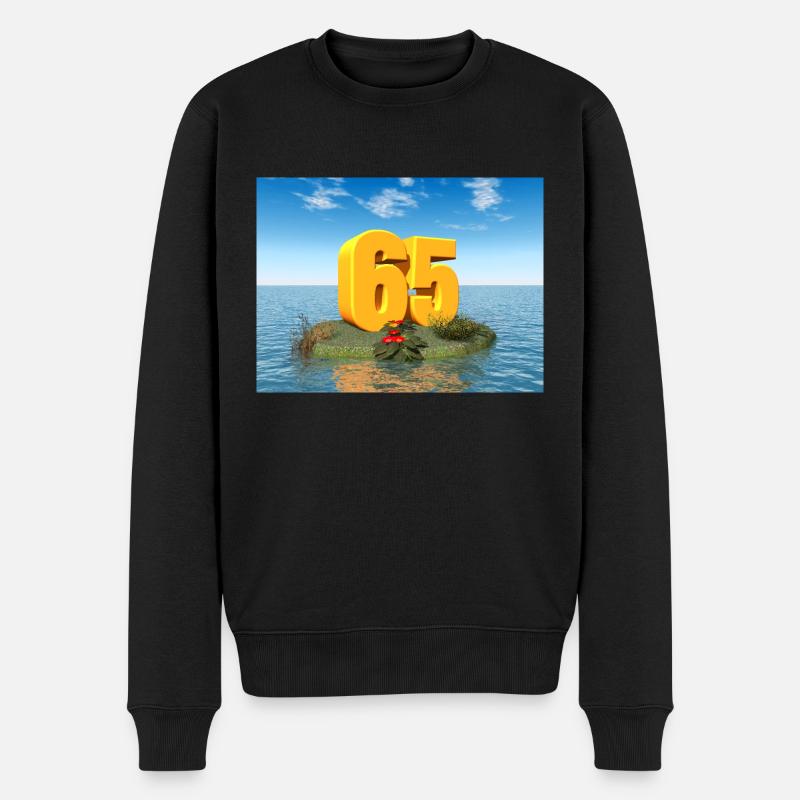 Année 65 - Pull Premium bio Homme - noir