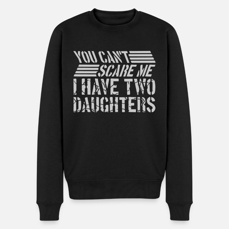 J’ai deux filles - Pull Premium bio Homme - noir