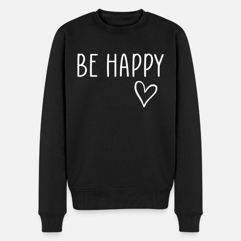 soyez heureux devis - Pull Premium bio Homme - noir