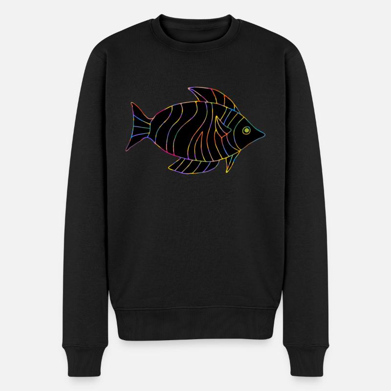 Poisson - Pull Premium bio Homme - noir