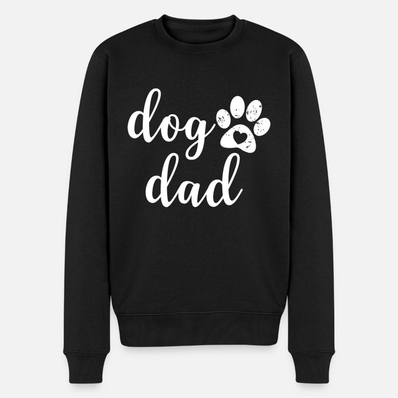 Papa chien - Pull Premium bio Homme - noir