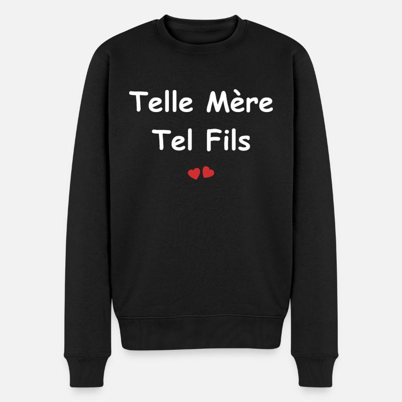 Telle mère tel fils - Pull Premium bio Homme - noir
