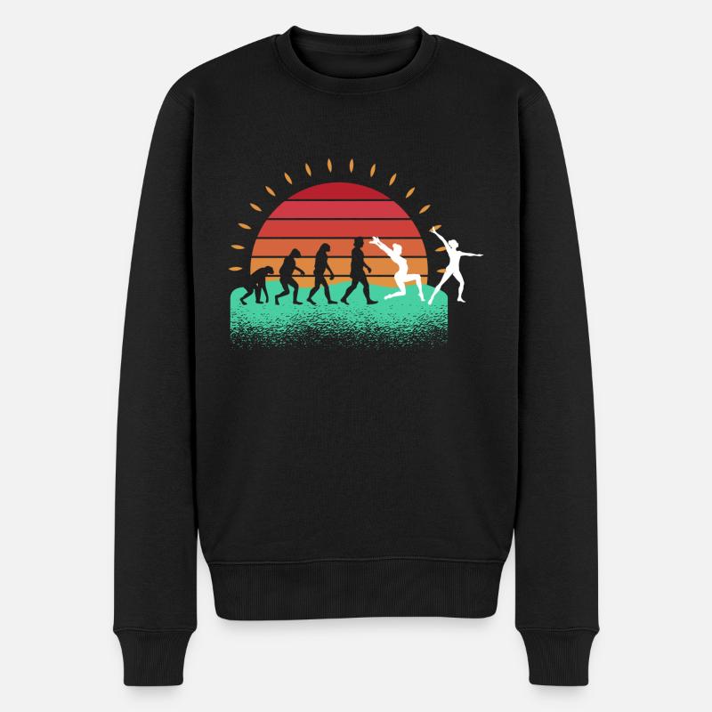 Turnen Gymnastik Turner - Männer Premium Bio Pullover - Schwarz