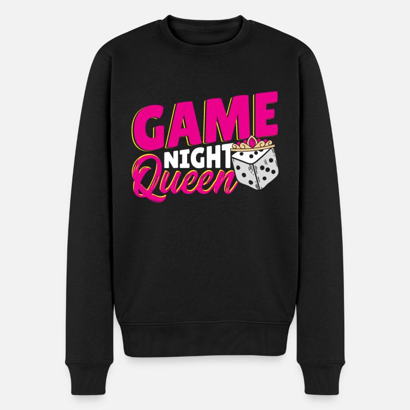 Brettspiele Spielbrett Geschenk - Männer Premium Bio Pullover - Schwarz