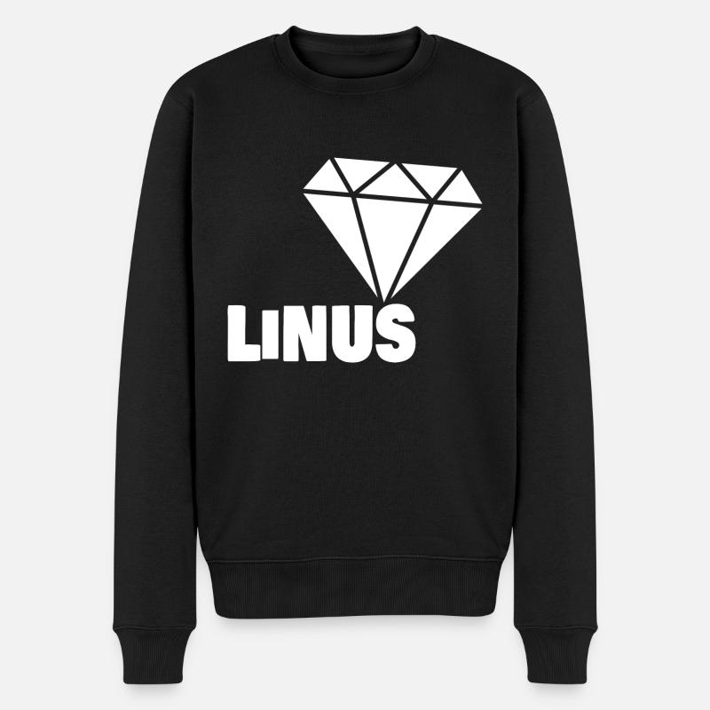 Noble Linus - Pull Premium bio Homme - noir