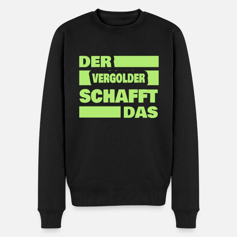 Travaux des doreurs - Pull Premium bio Homme - noir