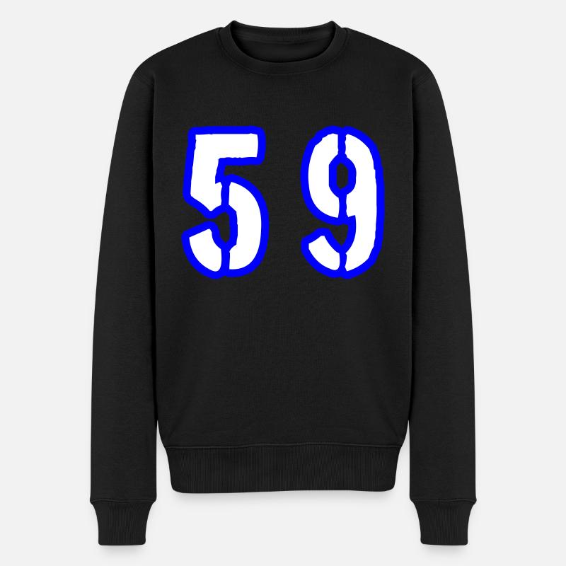 59 Symbole numérique - Pull Premium bio Homme - noir