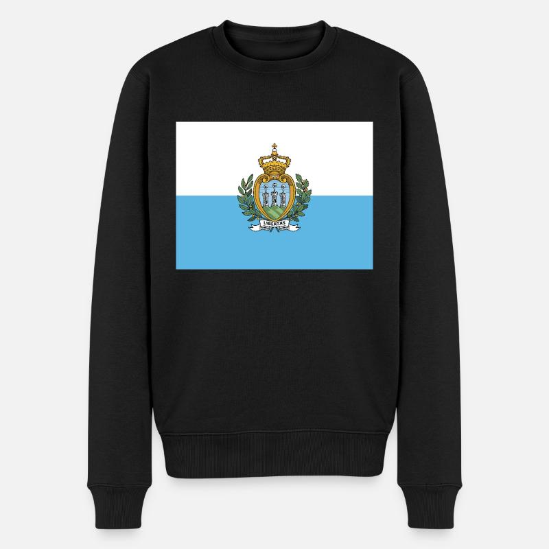 Saint-Marin - Pull Premium bio Homme - noir