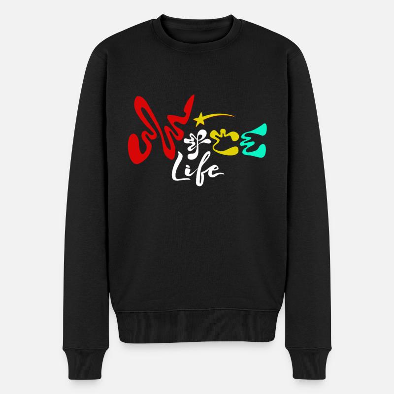 Belle vie - Pull Premium bio Homme - noir